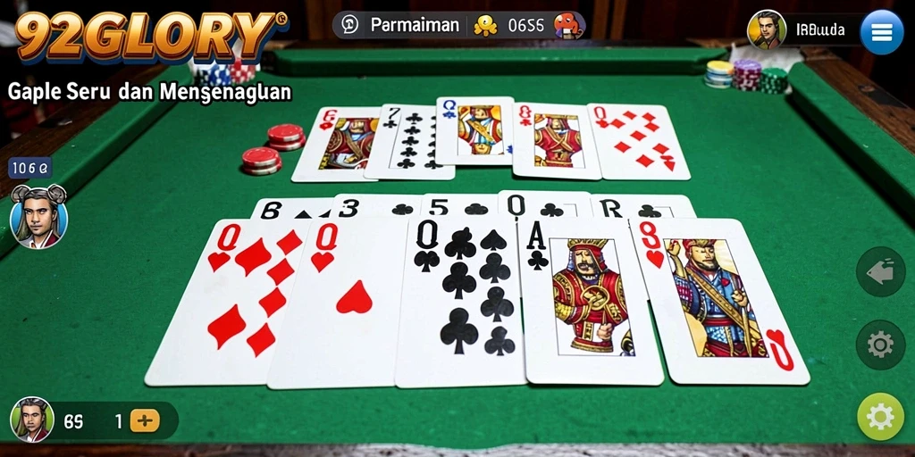 Tampilan gameplay seru dan menarik di 92GLORY.