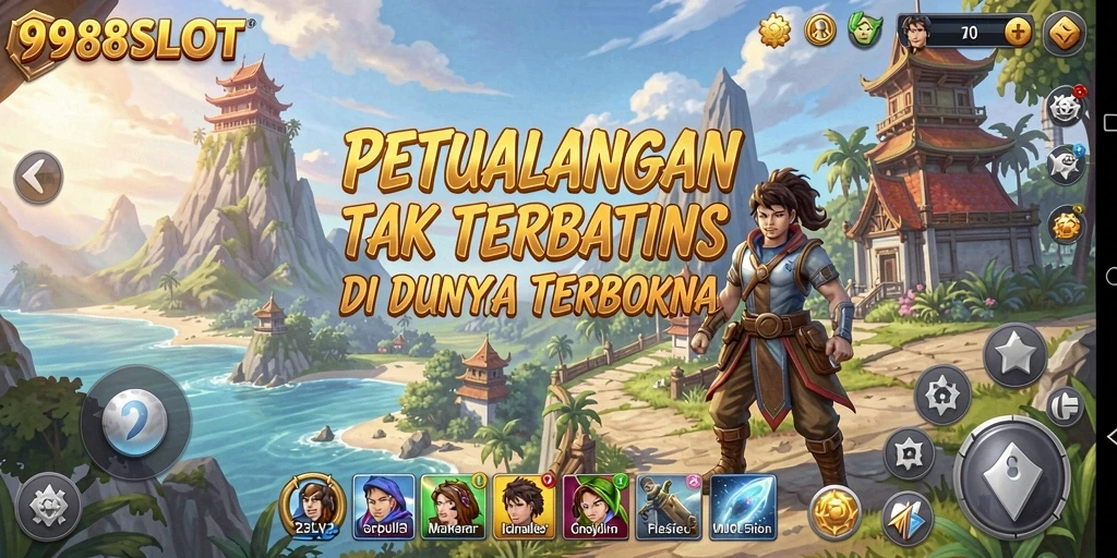 Gameplay 988SLOT dalam dunia terbuka sangat dinamis dan menarik.