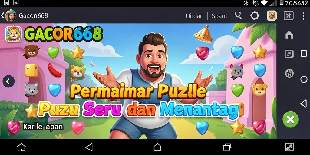 Tampilan gameplay yang menarik dalam GACOR668.