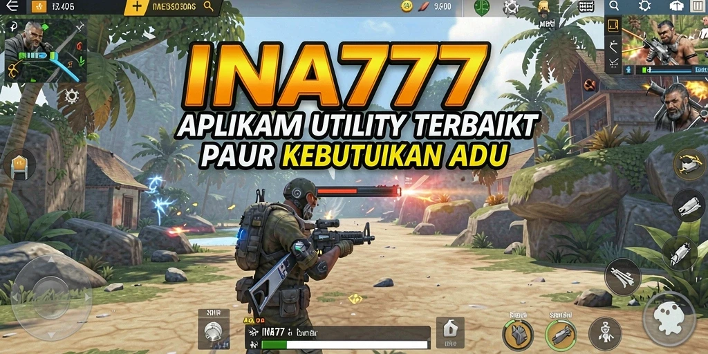 Screenshot INA777 menampilkan antarmuka aplikasi Utility yang efisien dan menarik.
