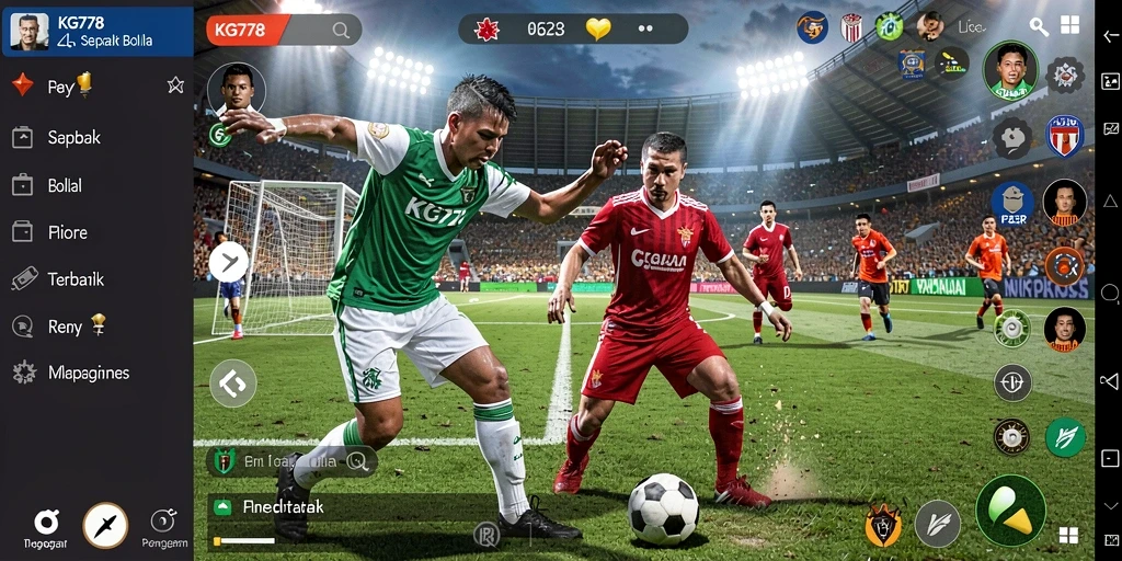 Tampilkan gameplay sepak bola yang mendebarkan di KG778.