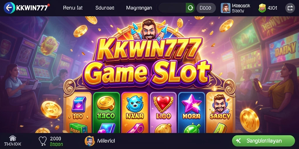 Tampilan gameplay KKWIN777 yang seru dan penuh warna.