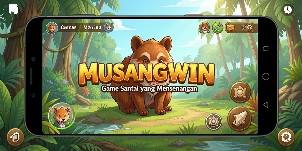 Screenshot gameplay <strong>MUSANGWIN</strong> menunjukkan momen seru dalam permainan.