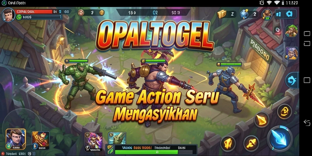 Screenshot OPALTOGEL menampilkan aksi seru dan gameplay intens.