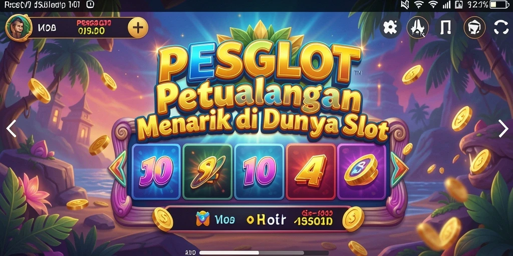 Tampilan gameplay PESGSLOT yang menarik dan penuh petualangan.