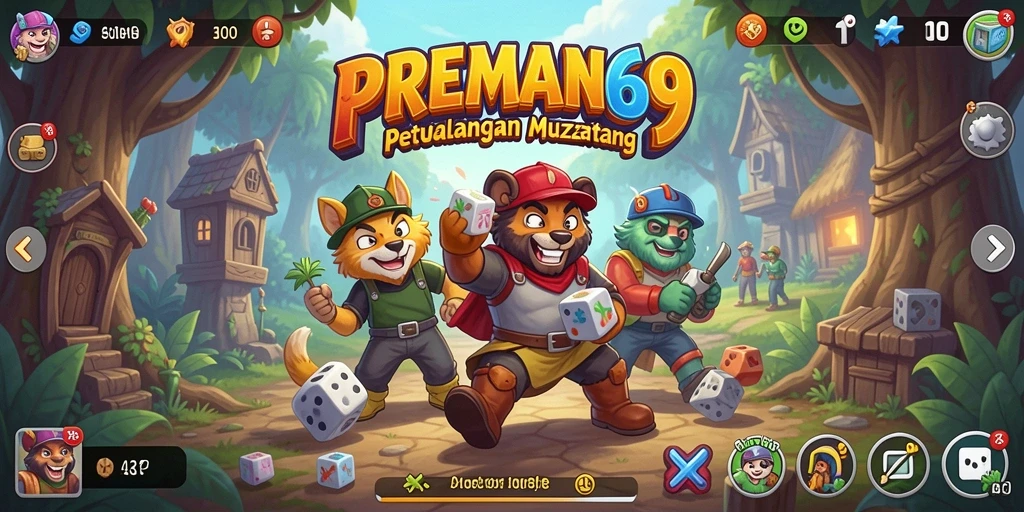 Screenshot permainan PREMAN69 menampilkan tantangan Puzzle yang menarik.