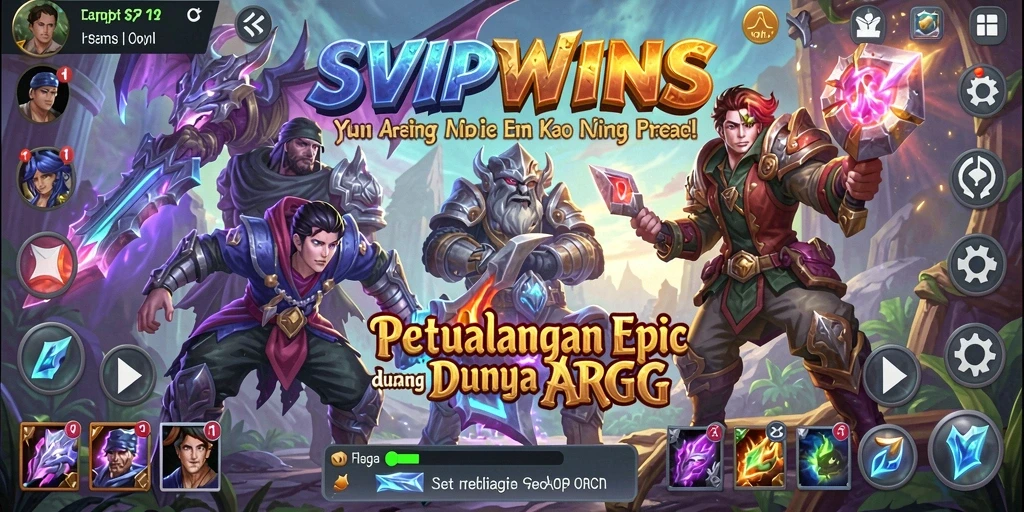 Tampilan gameplay seru dari SVIPWINS dalam aksi ARPG.