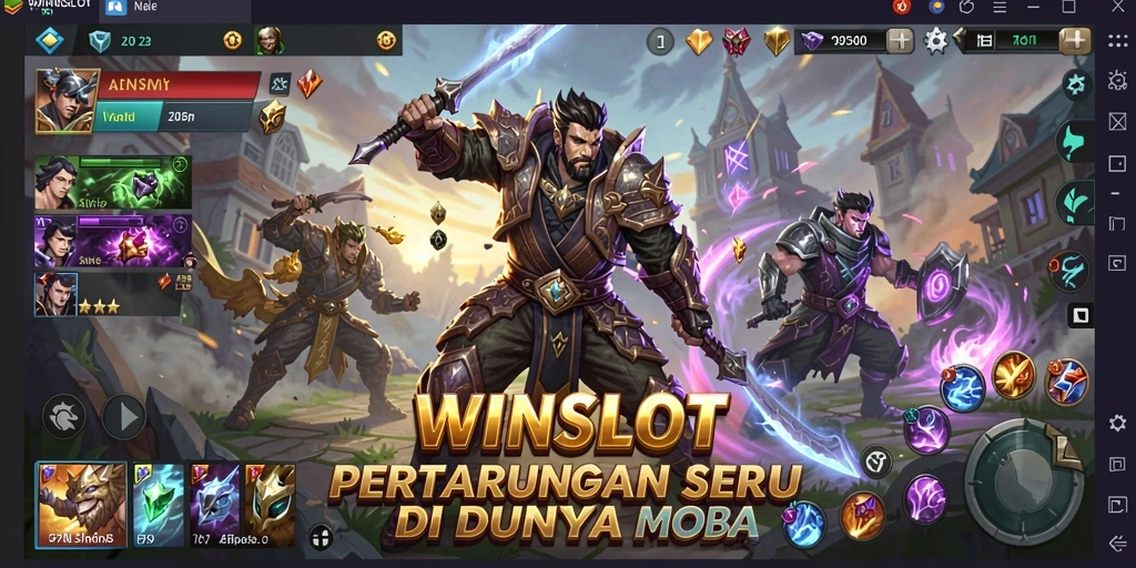 Gameplay MOBA seru dengan grafis menawan di WINSLOT.