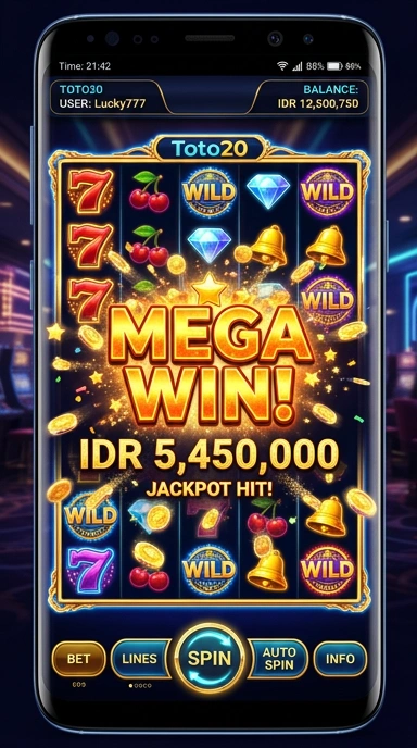 Screenshot fitur pencarian cepat di aplikasi toto20 yang sangat berguna.